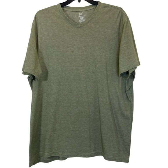 George Other - Men Green V Neck Tee 2XL